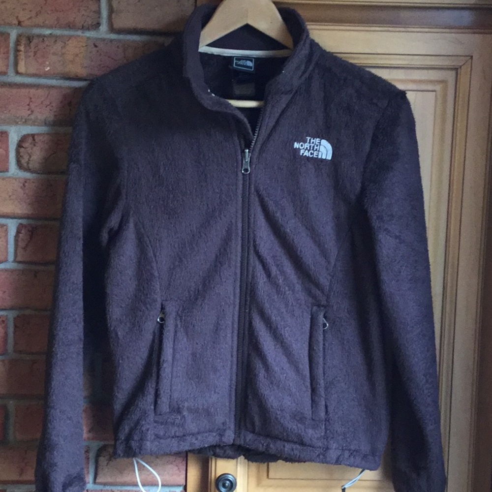 The North Face fuzzy fleece jacket